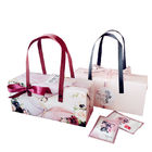 OEM Service Printed Paper Shopping Bag , Bridal Shower Favor Bags Delicate